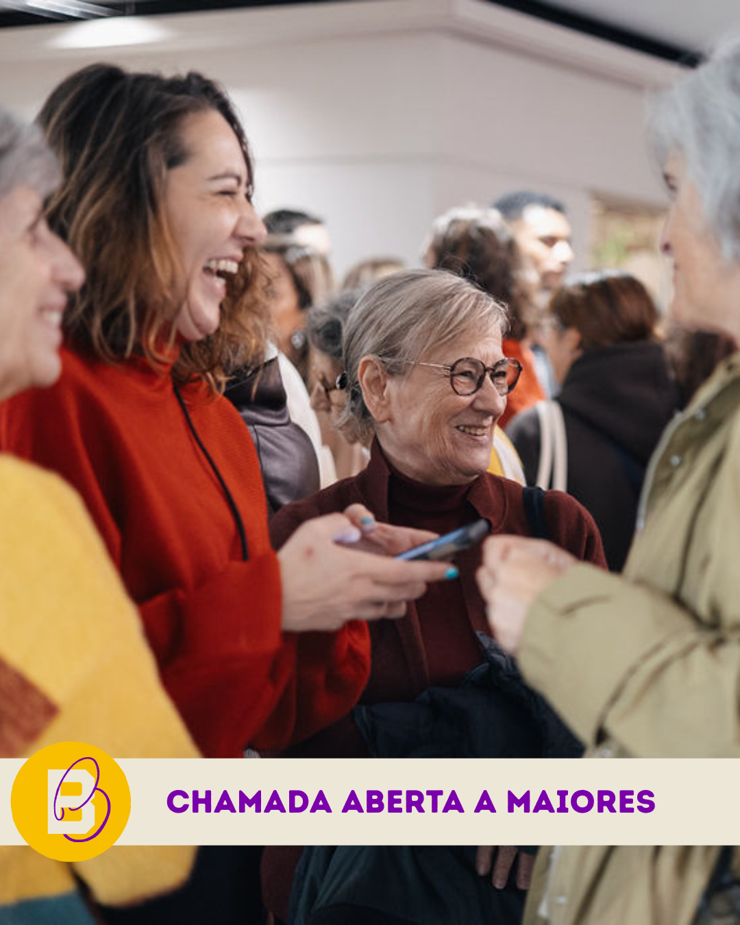 Chamada aberta a Maiores