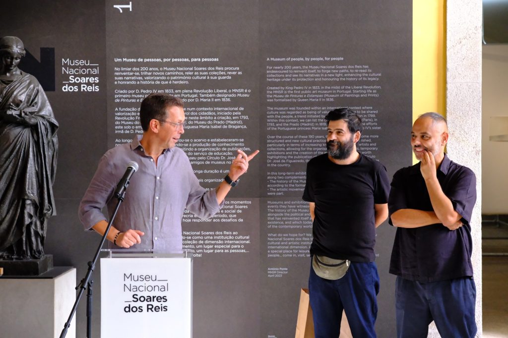 Anúncio do vencedor do Afinidades 2026 no Museu Nacional Soares dos Reis.